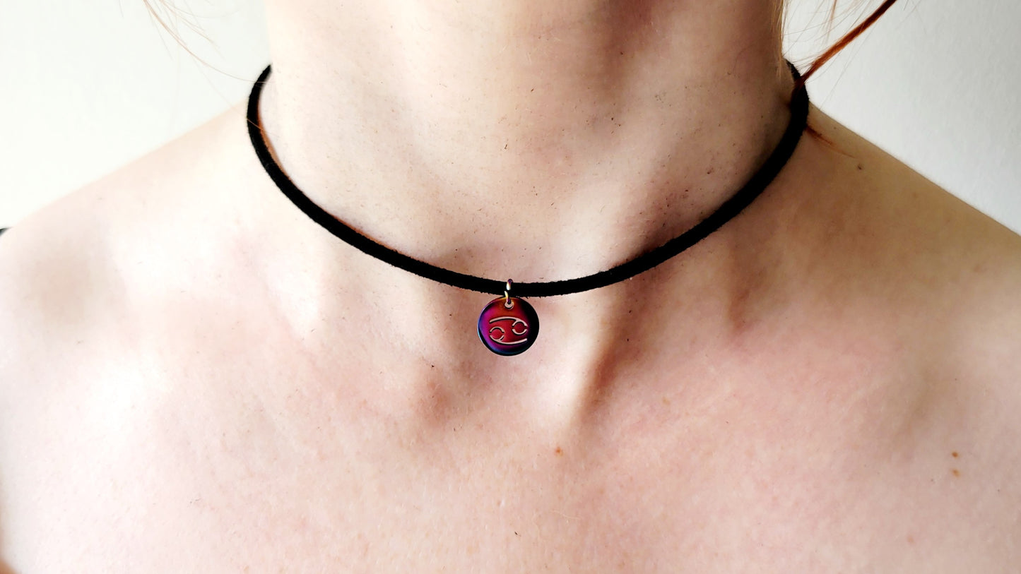 Choker Cancer Multicolore