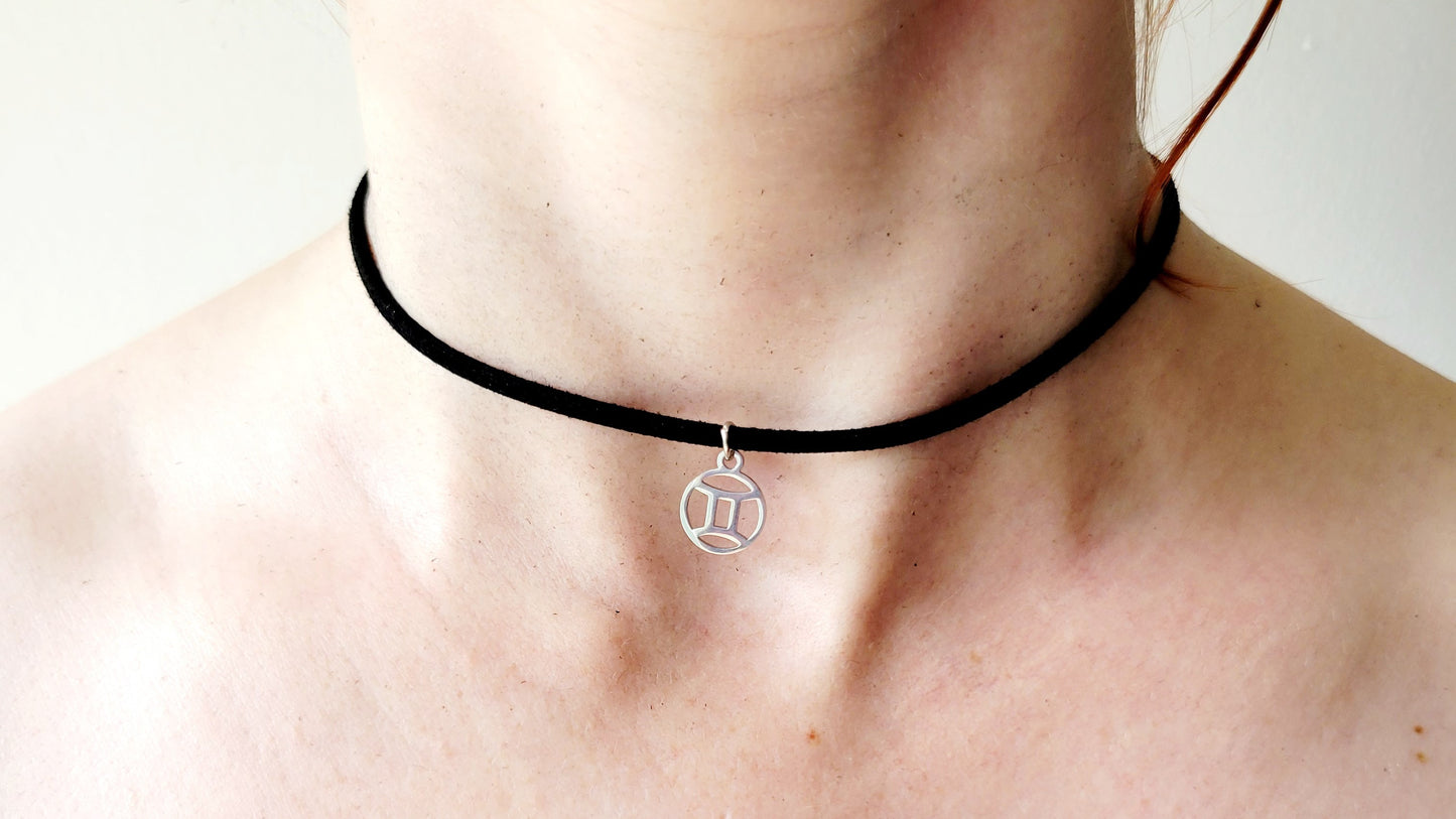 Choker Gémeaux Argent