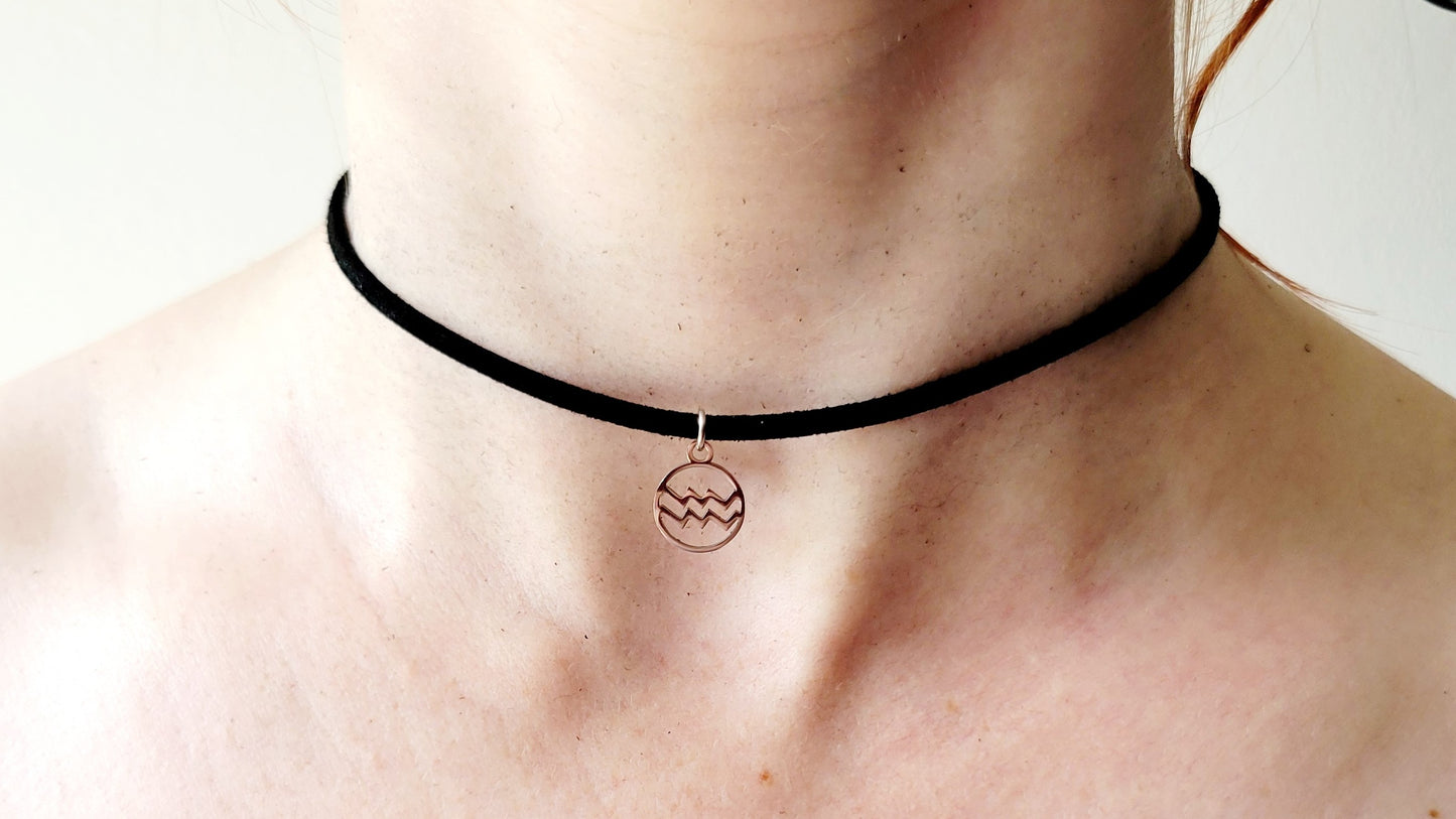 Choker Verseau Argent